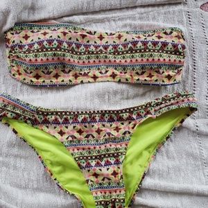 Bright Tribal Bikini Set